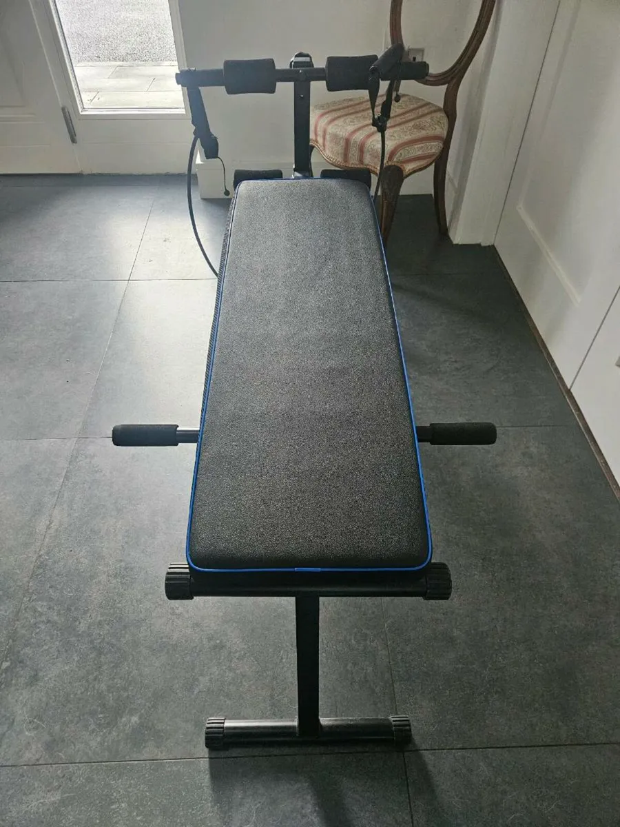Exercise Bench with Resistance Bands - Image 2