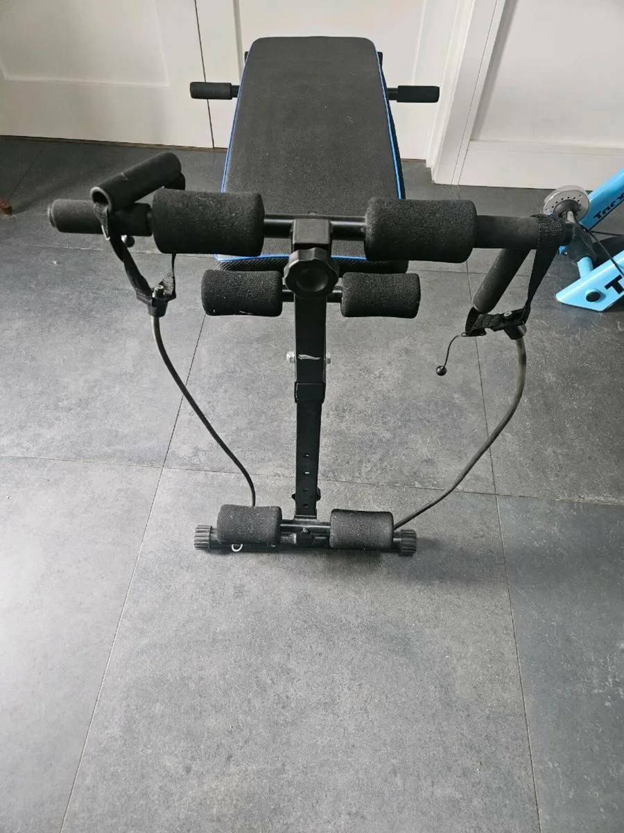 Exercise Bench with Resistance Bands - Image 3