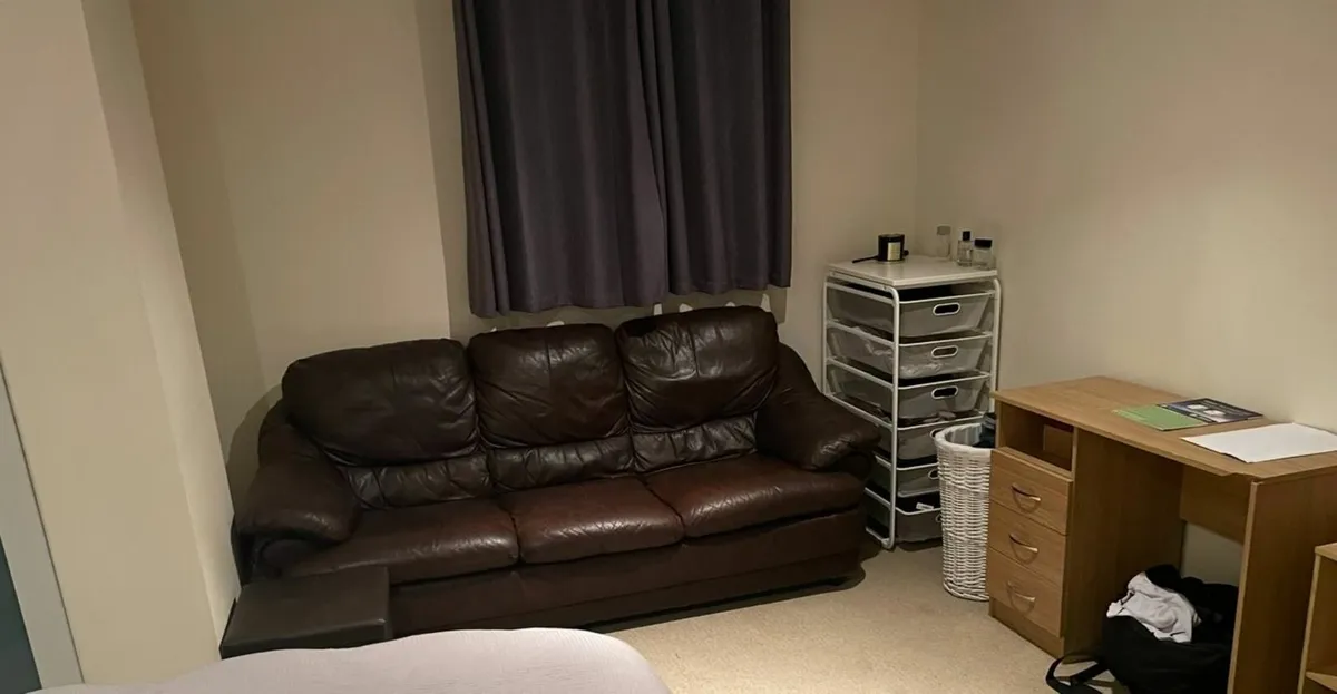 For Sale: Brown Leather Couch – Great Condition! - Image 3
