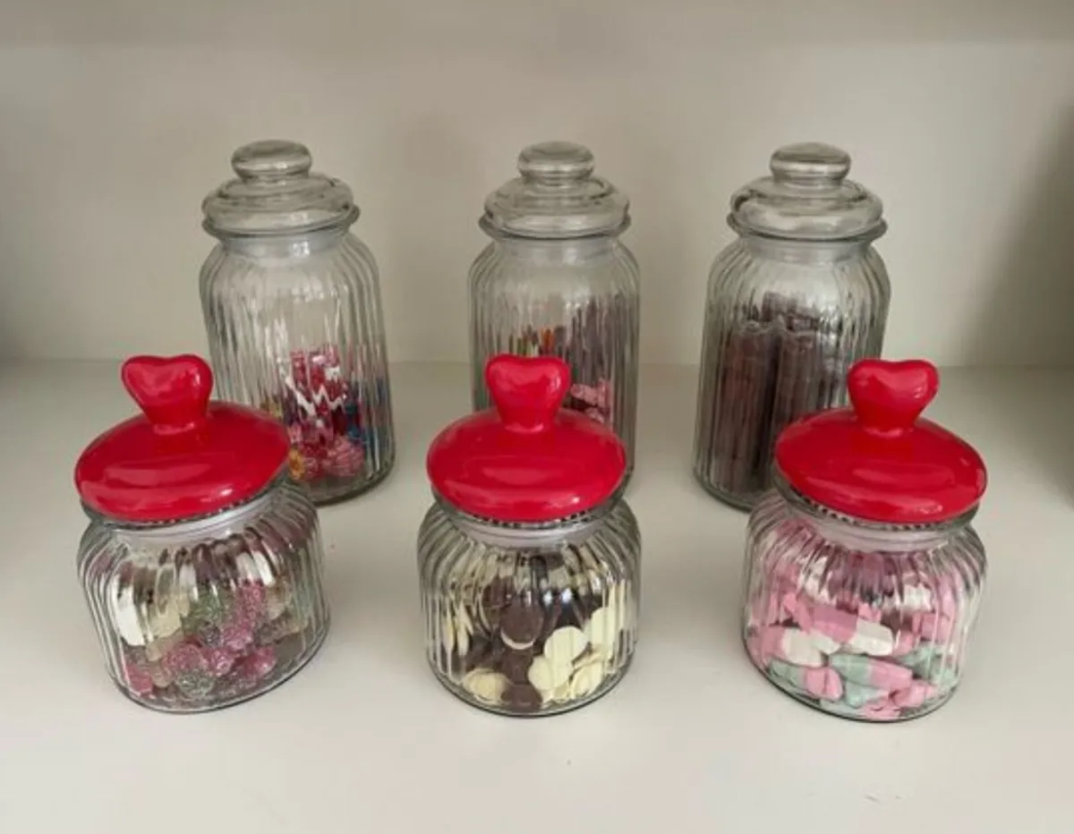 Glass Sweet Jars / Candy Jars - Image 2