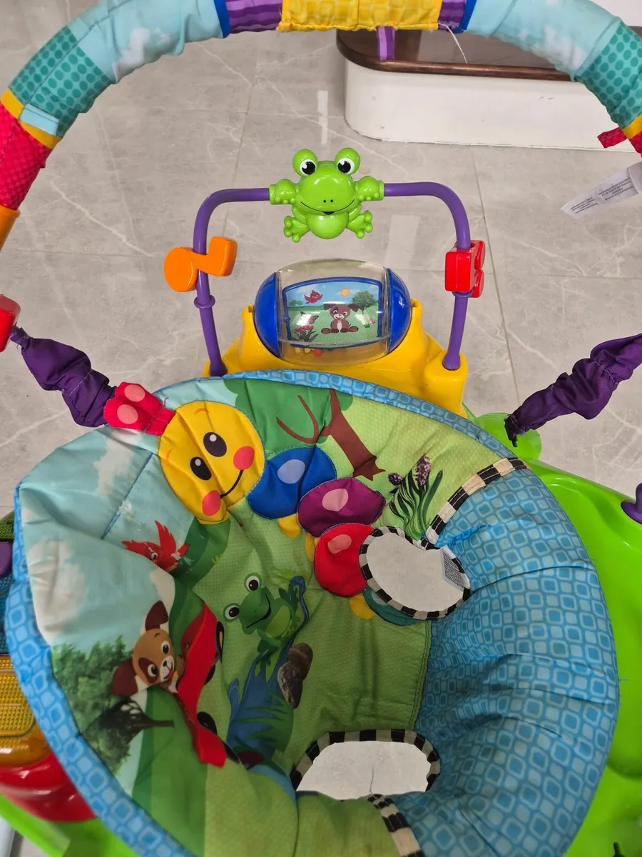 Baby's Cot and Baby Einstein Entertainer - Image 2