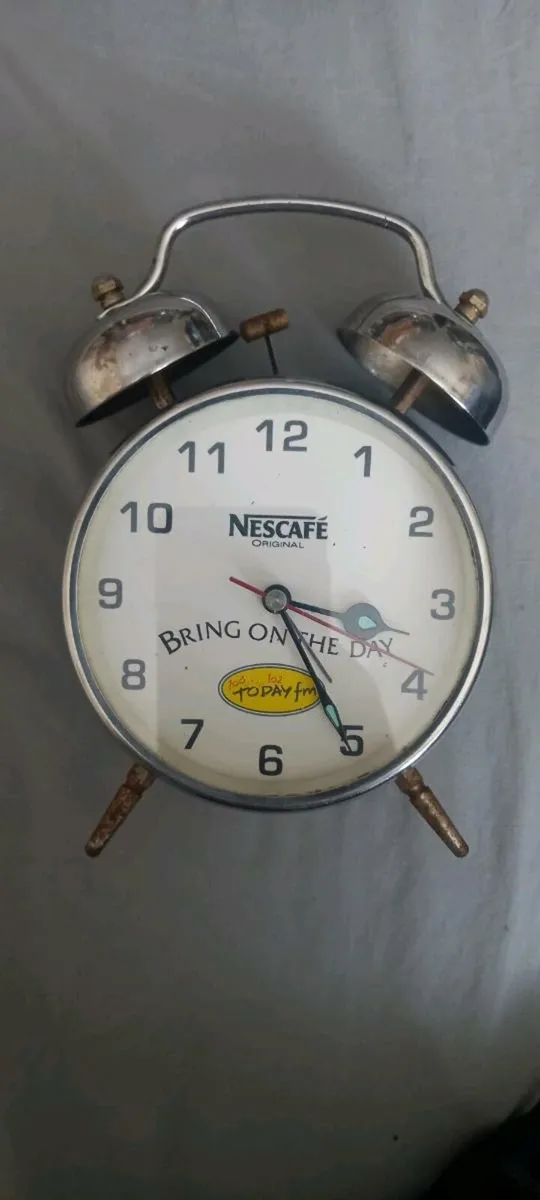 Vintage promotional Nescafe/Today FM Alarm Clock - Image 2