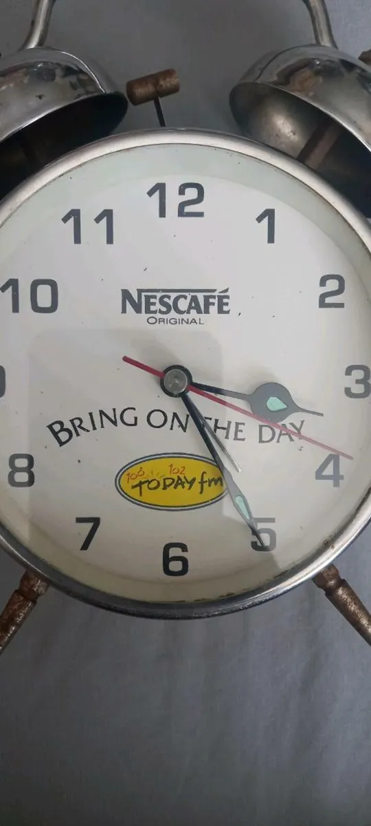 Vintage promotional Nescafe/Today FM Alarm Clock - Image 3