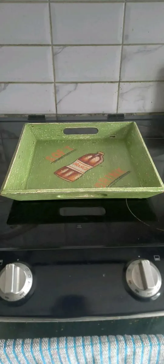 Vintage drinks serving tray - Image 2