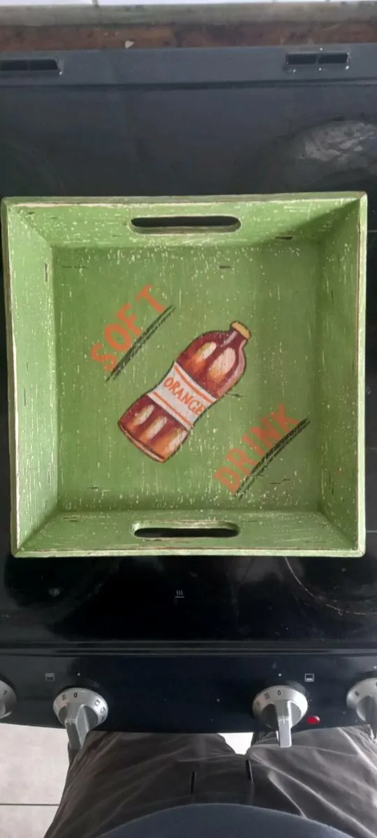 Vintage drinks serving tray - Image 4