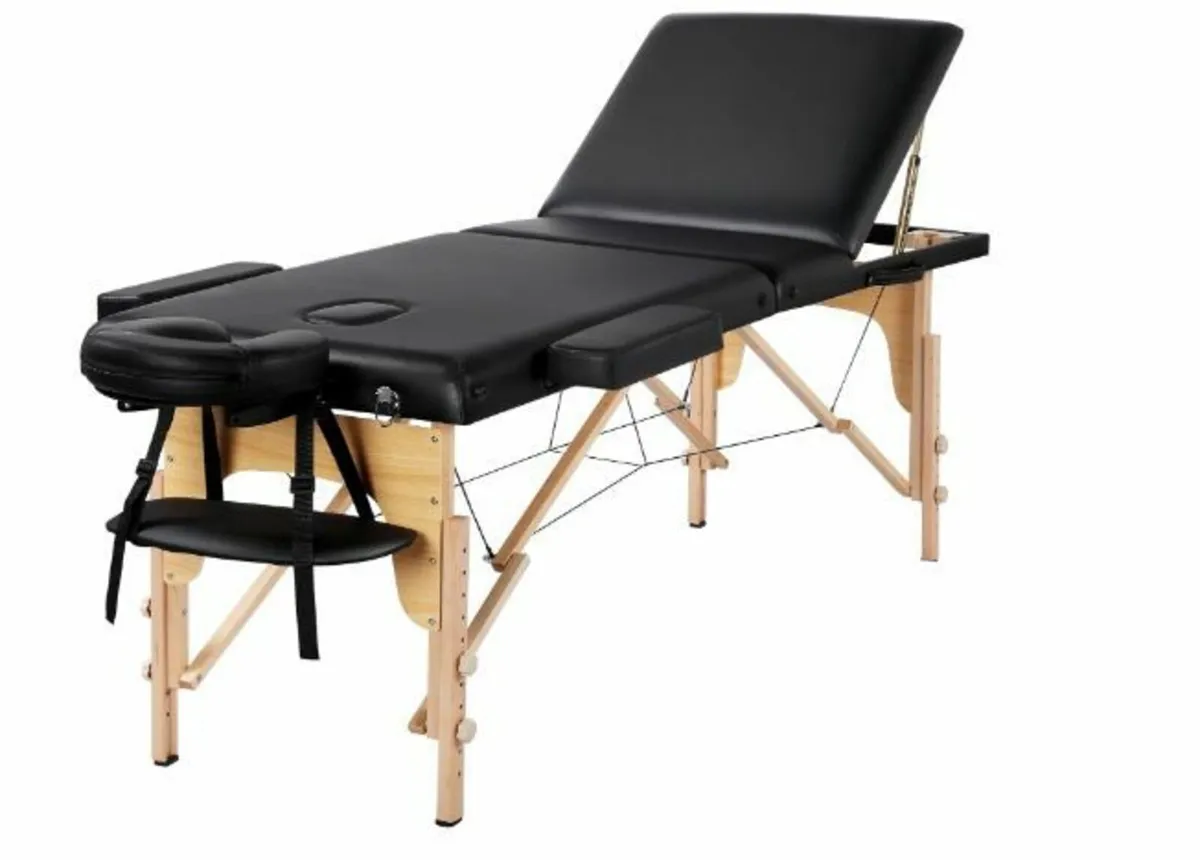3-Zone Massage Table, Portable - Image 1