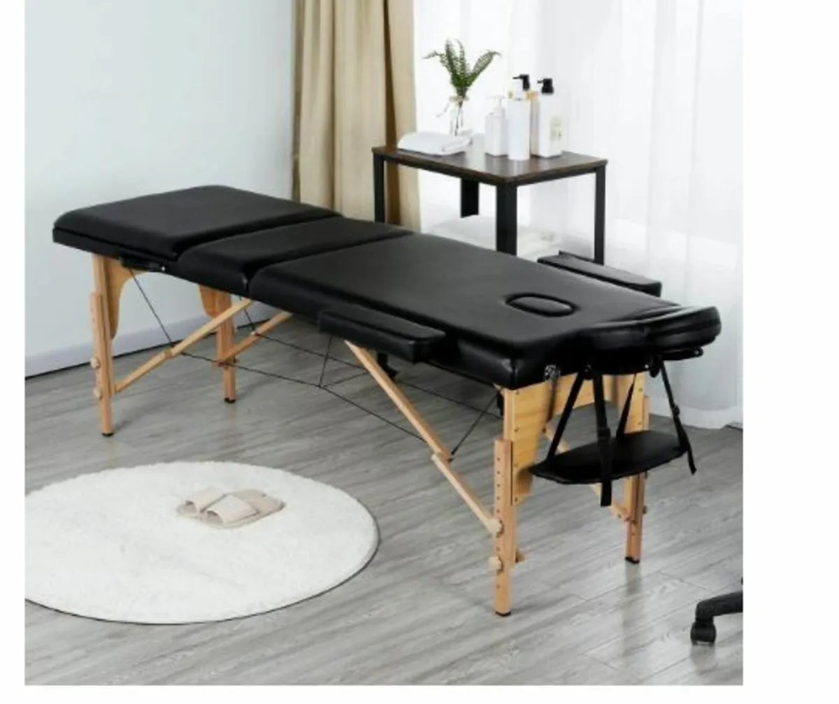 3-Zone Massage Table, Portable - Image 2