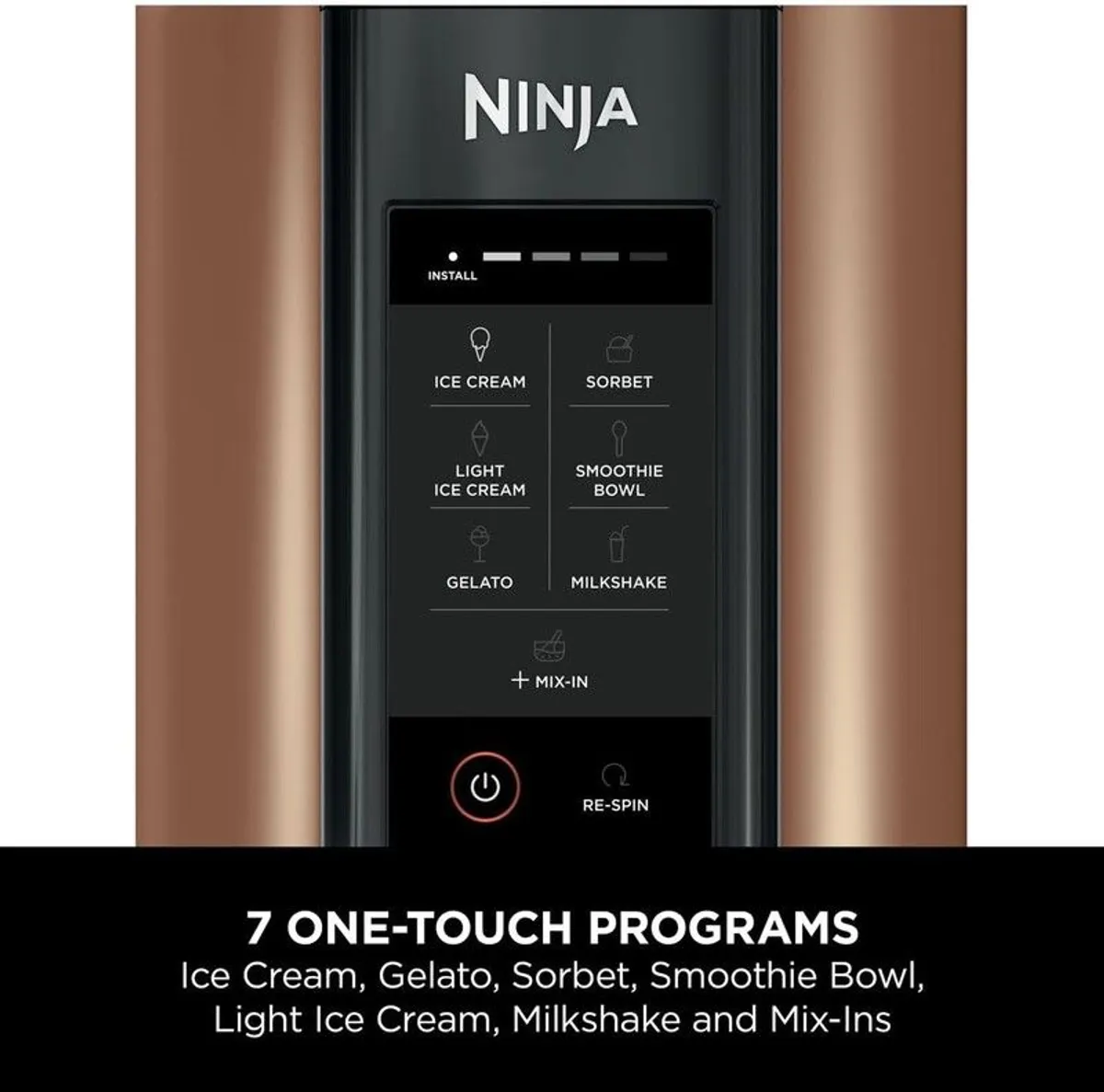 Ninja CREAMi Ice Cream Maker & Frozen Dessert Maker with 3 Tubs - Image 3