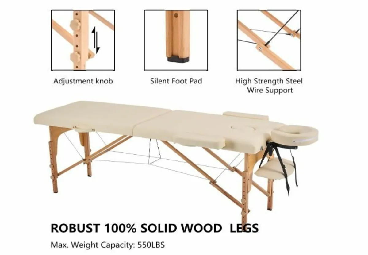 Folding Massage Table - Image 4