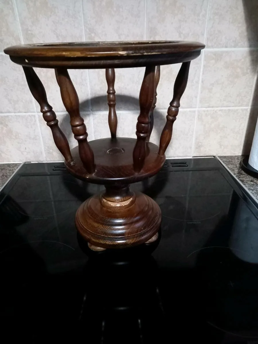 Wooden Plant Stand - Image 1