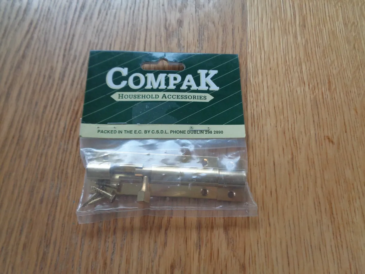 Compak Brass Door Bolt for Sale - Image 1
