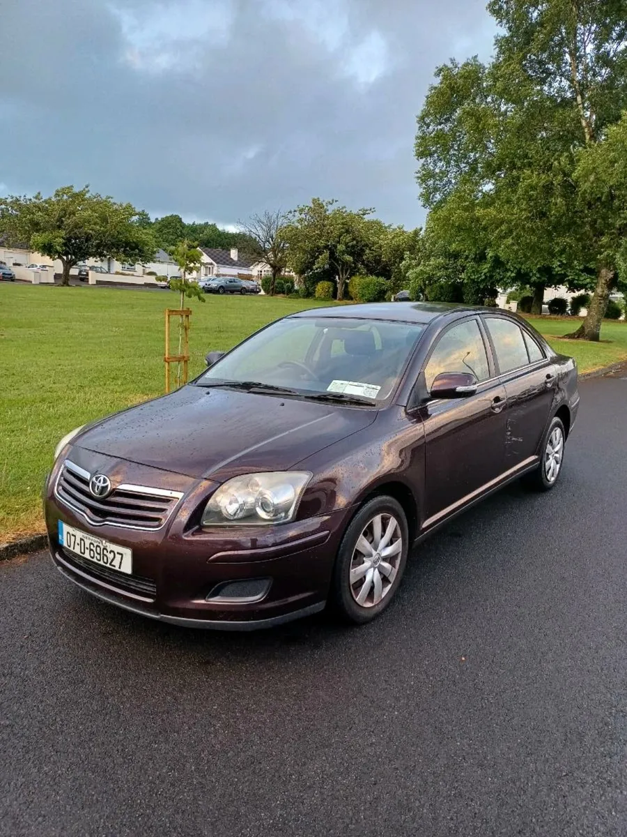 TOYOTA AVENSIS 2007 1 OWNER LOW KM - Image 1
