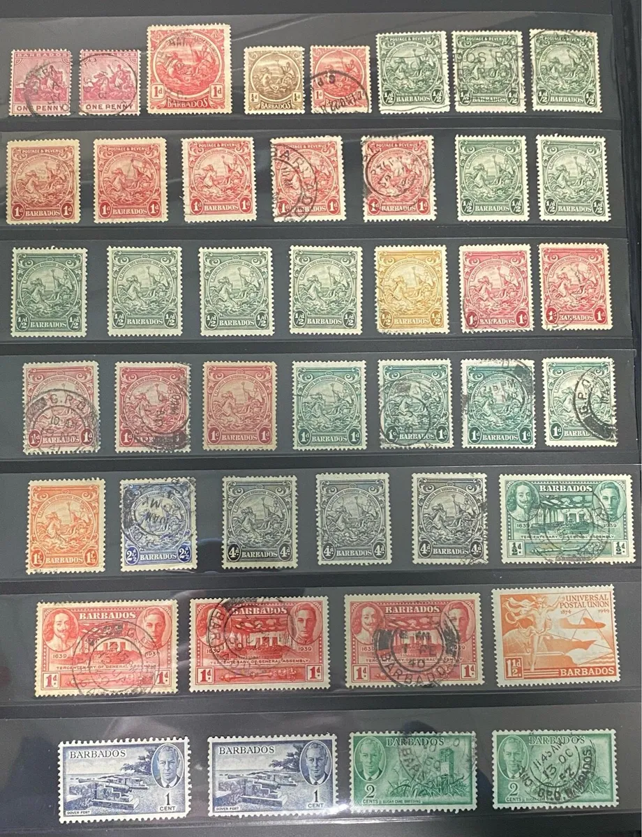 Barbados stamps lot - Image 1