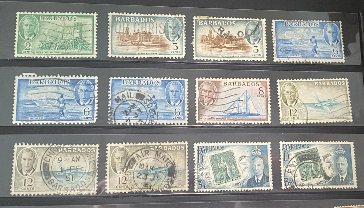 Barbados stamps lot - Image 2