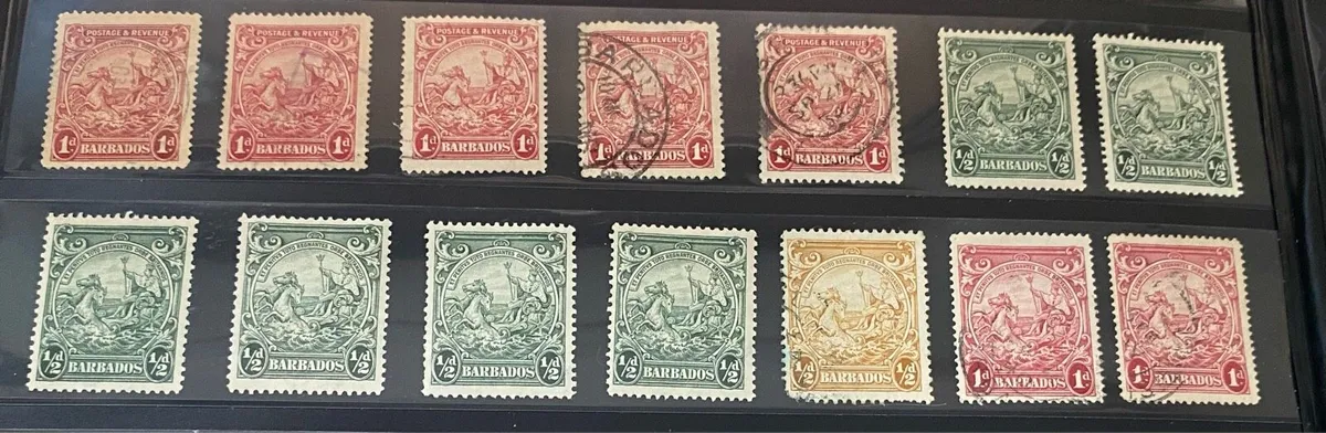 Barbados stamps lot - Image 4