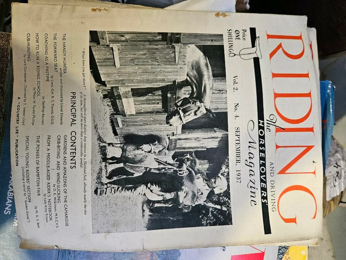 Old vintage horse lovers magazines - Image 4