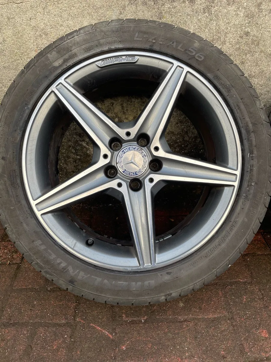 Mercedes Benz E-Class Alloy Wheels&Tyres 245/45R18 - Image 1