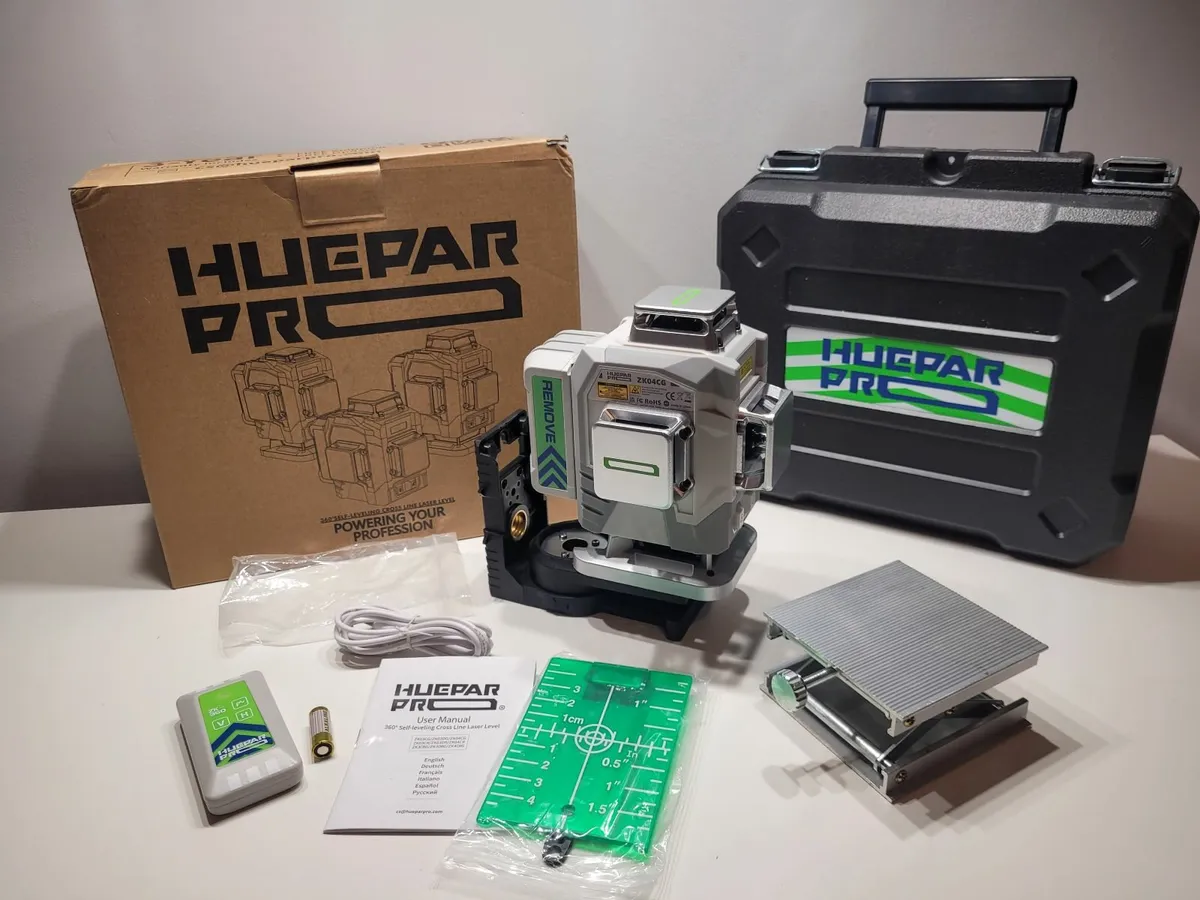 4D Trade rated PRO-series Huepar Laser Level - Image 1