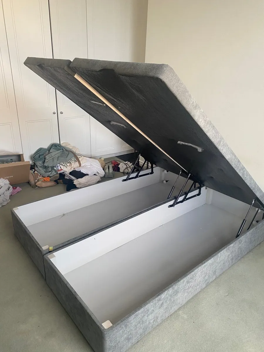 Full ottoman storage divan bed with mattress - Image 2