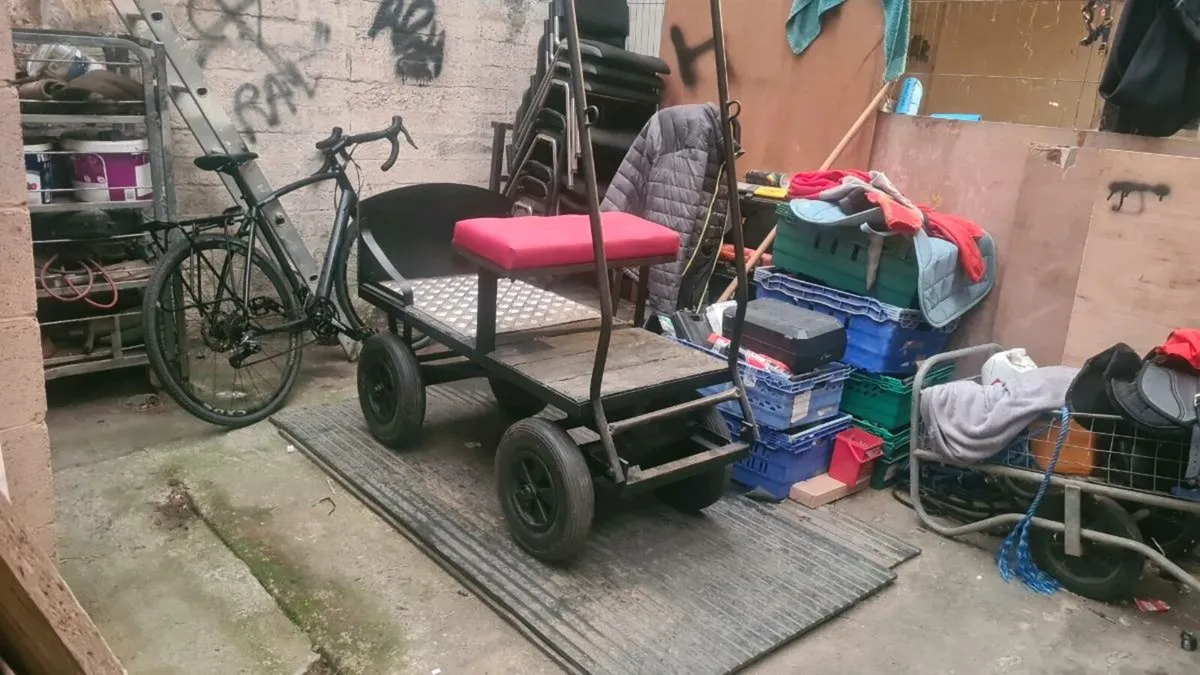 Shetland dray cart an harness - Image 2