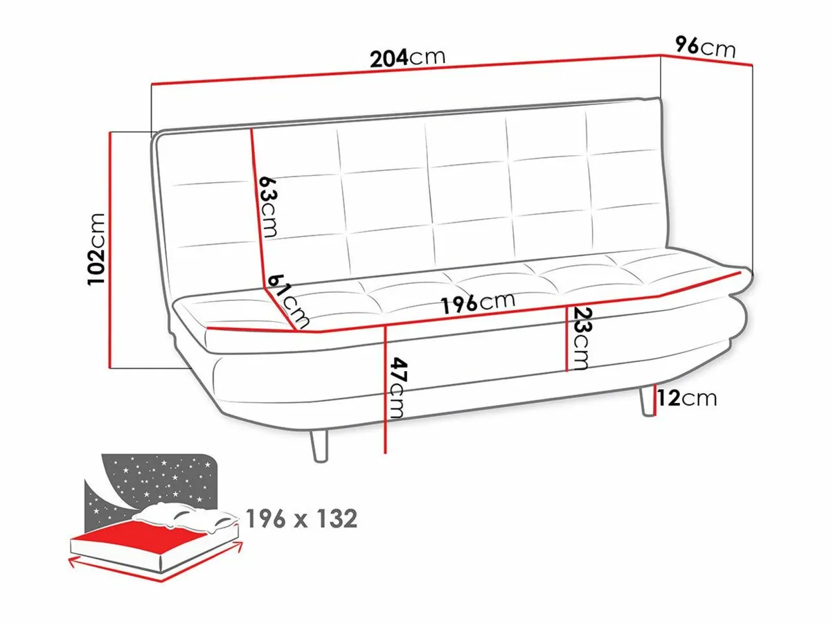 Ada Sofa Bed - Image 3