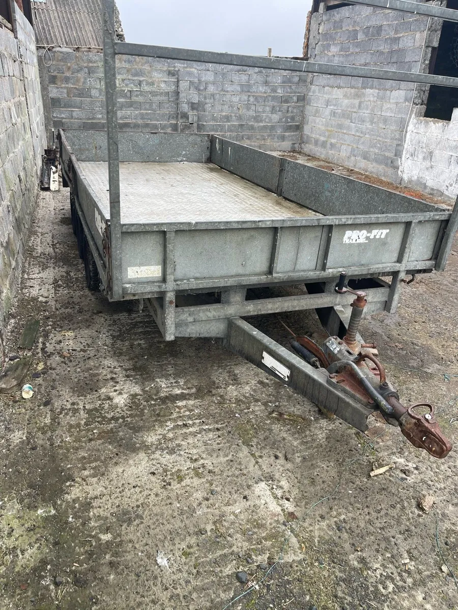 14 ft tri axle profit trailer - Image 1
