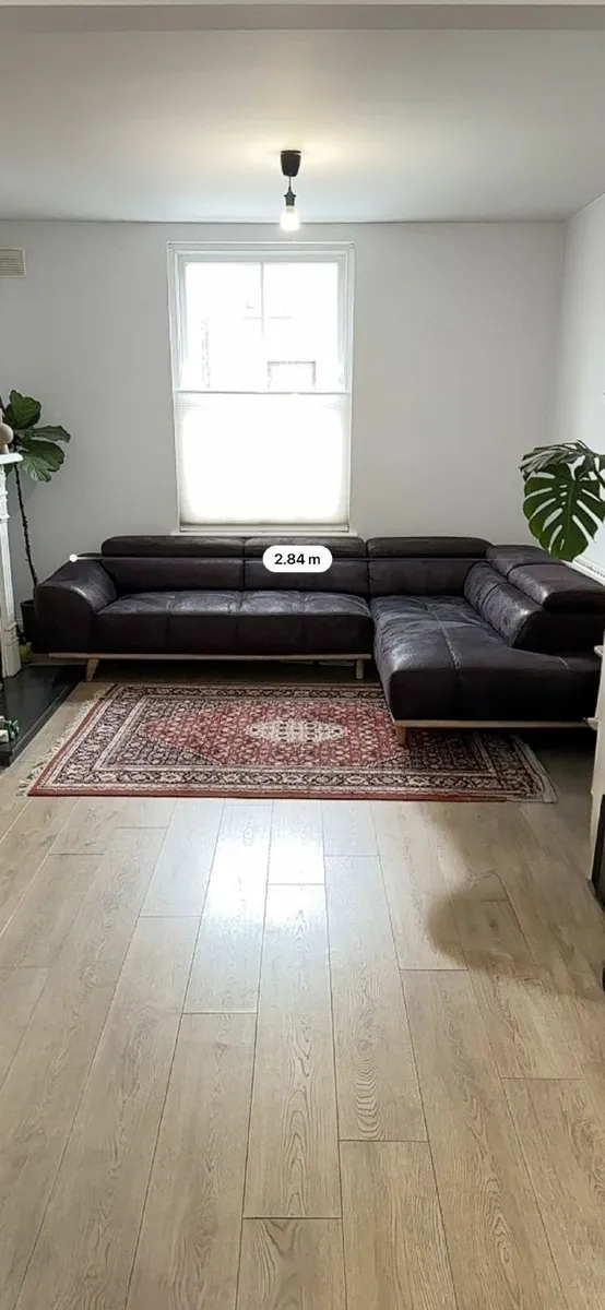 Genuine Leather Corner Sofa - Image 3