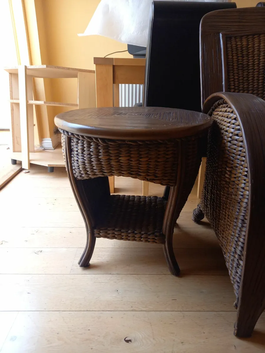 Wicker Suite Furniture with table - Image 3