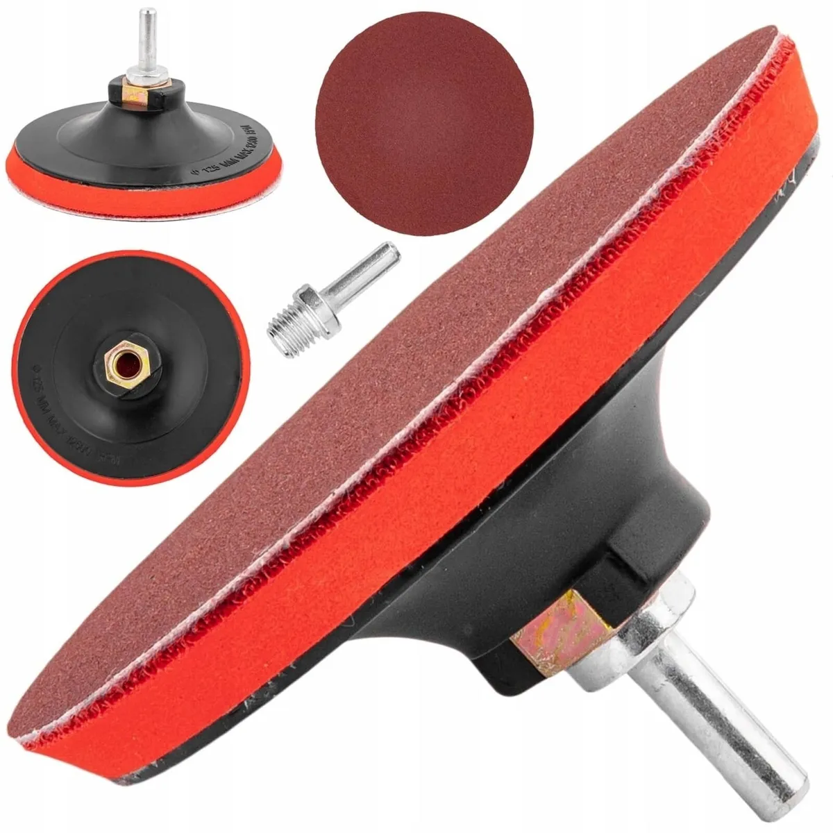 125mm plastic backing pad for angle grinder/drill - Image 1