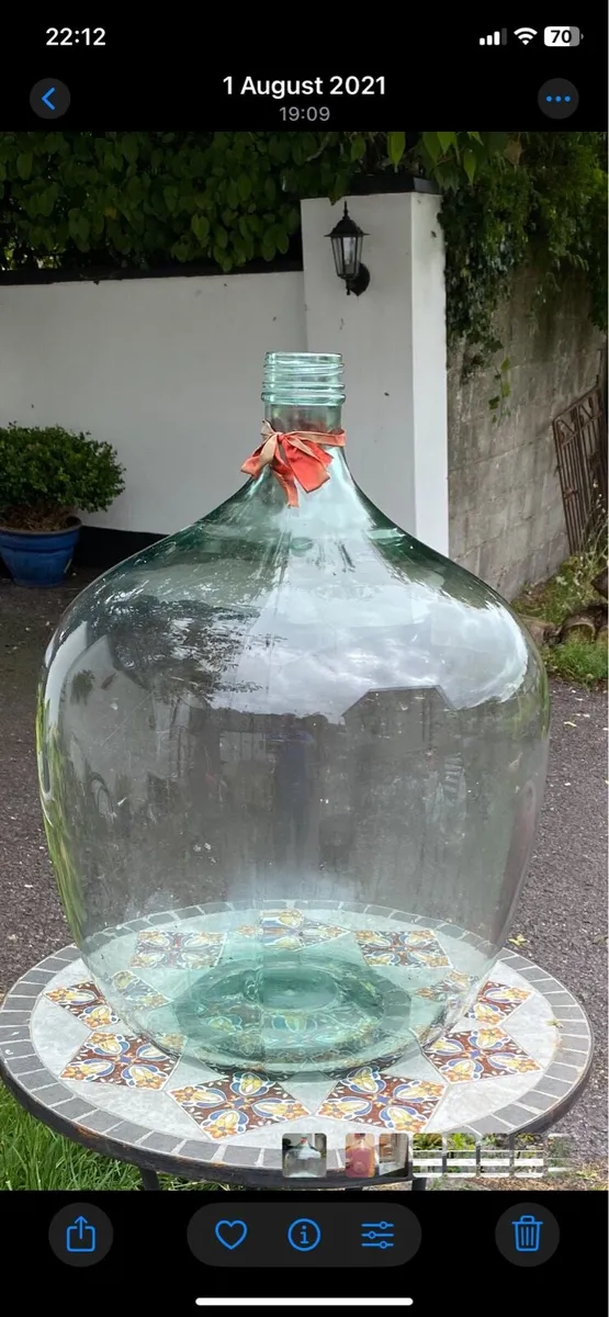 Large glass jar