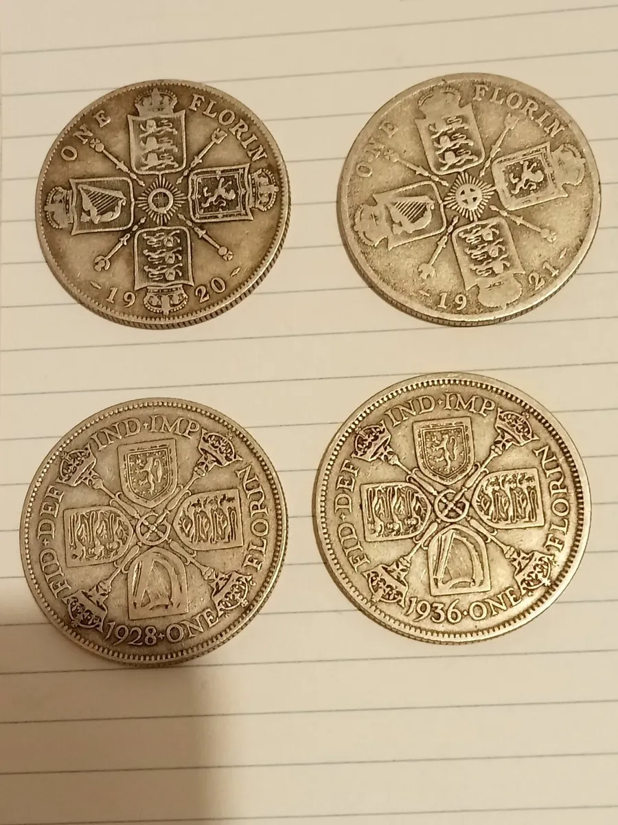 Silver florin`s - Image 1