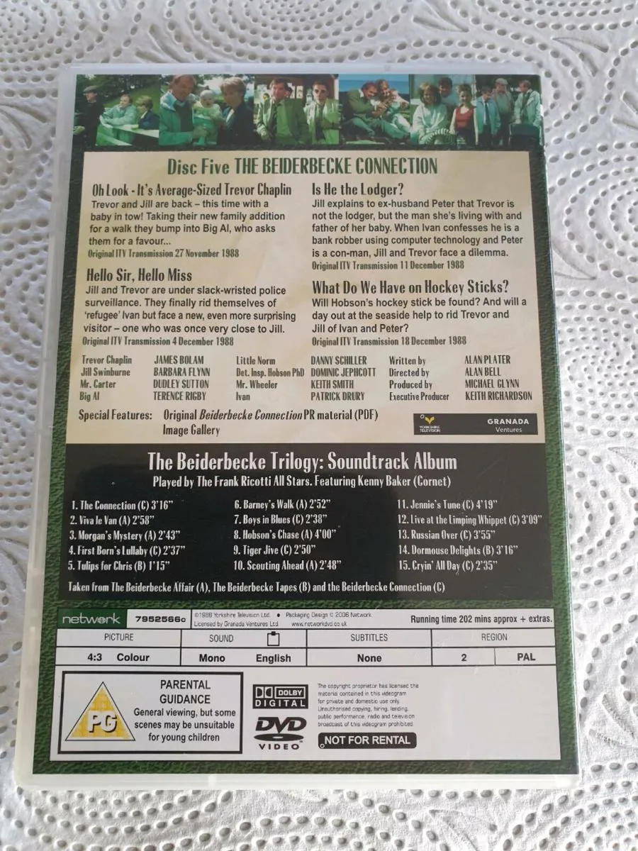The Beiderbecke Connection Alan Plater 1988 DVD TV - Image 2