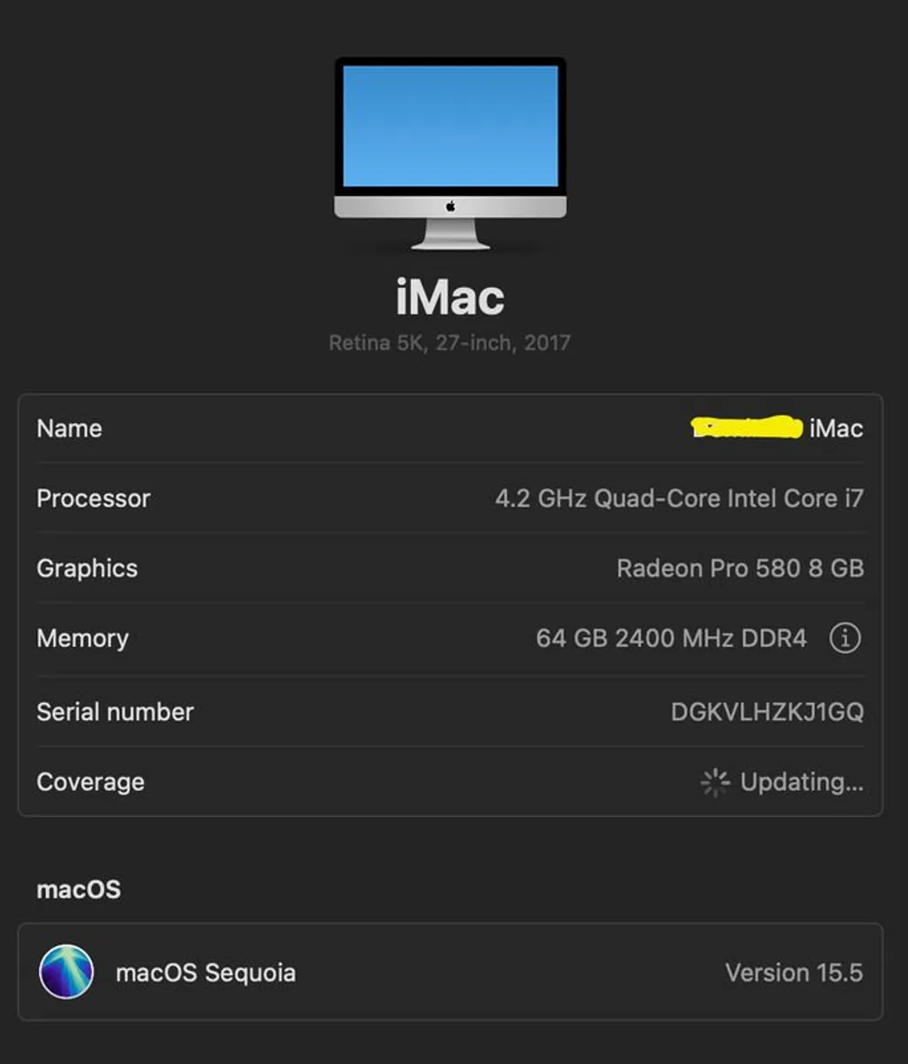 iMac 2017, 27 inches Retina 5K, 64GB RAM - Image 2
