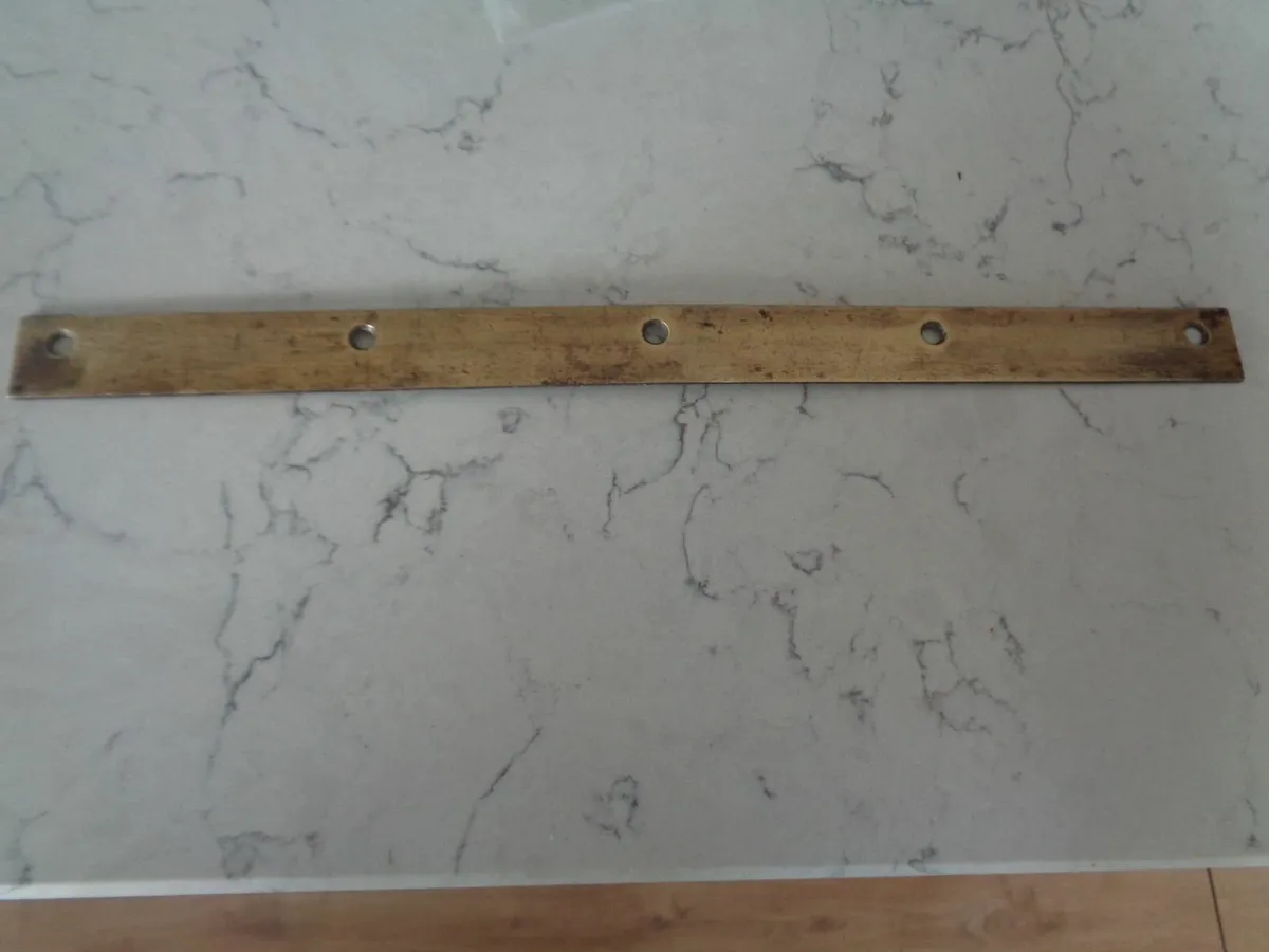 Vintage Brass Strip for Sale - Image 2