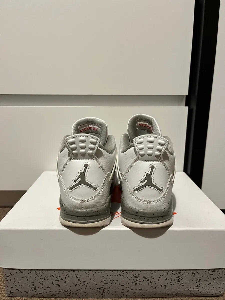 Air Jordan 4 Retro “White Oreo” Sneakers - Image 3