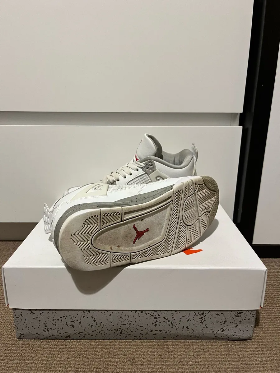 Air Jordan 4 Retro “White Oreo” Sneakers - Image 4