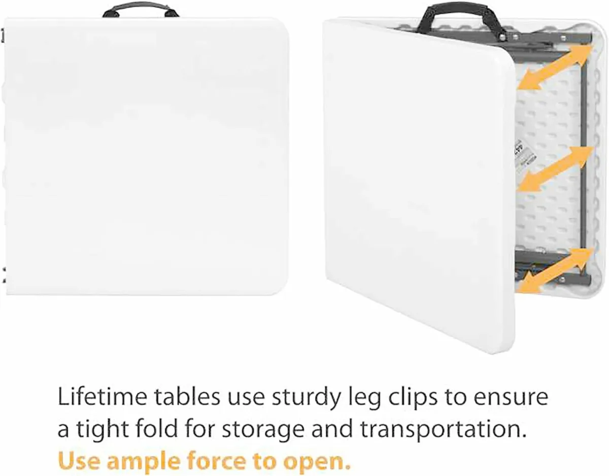 Lifetime folding table Brand New - Image 2