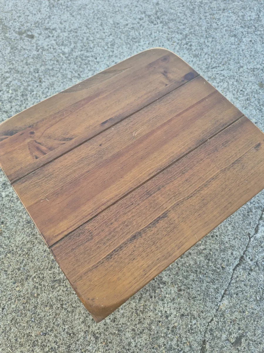 Solid wood side table - Image 4