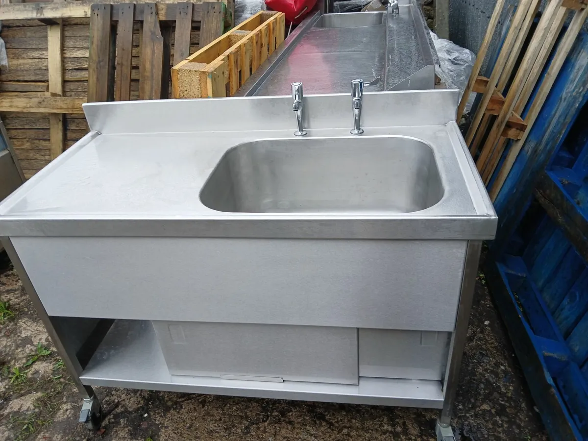 Stainless steel cabbinet/sink unit ...delivered - Image 4