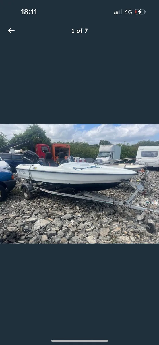 Speedboat with 70hp engine +trailer - Image 3