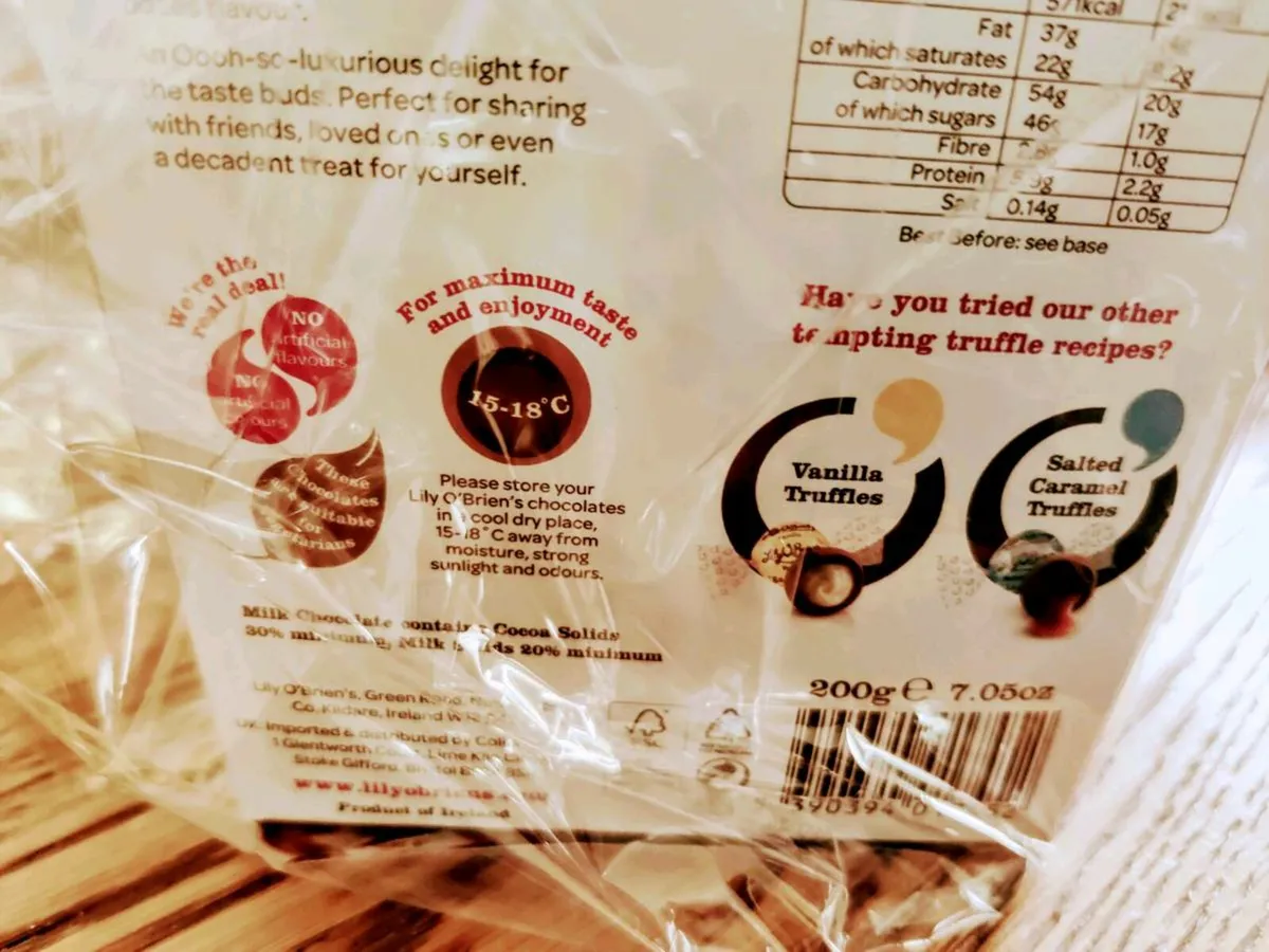 SAUVIGNON WHITE WINE, & Butlers Chocolate Truffles - Image 2