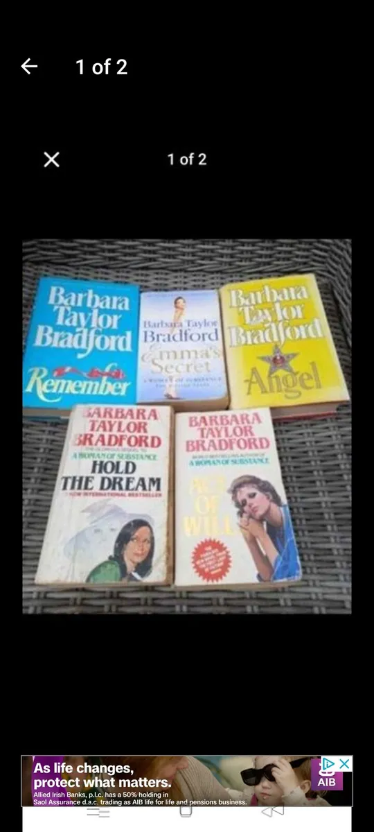 5 Barbara Taylor Bradford books - Image 1