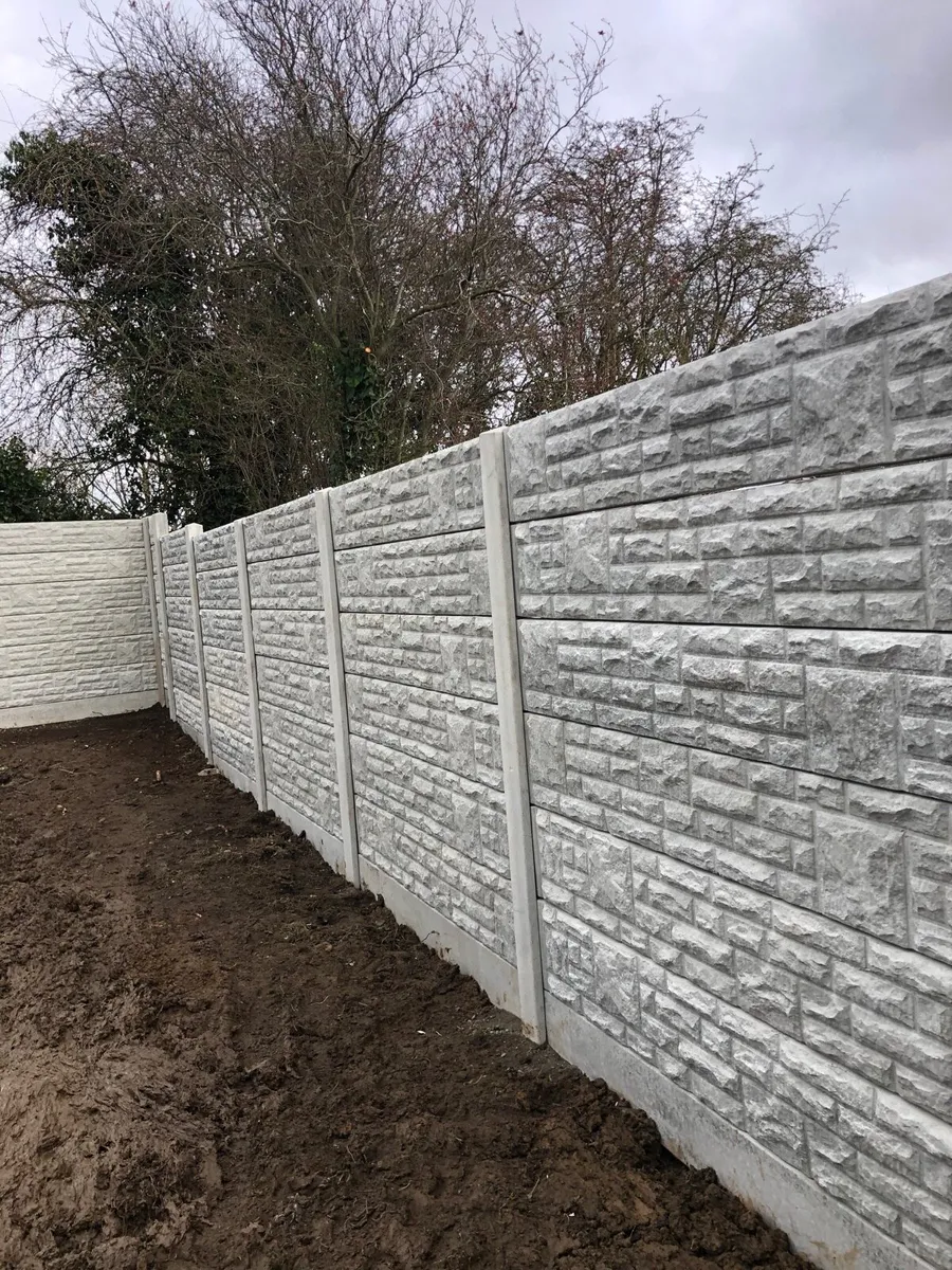 Fence , concrete wall, No maintenance - Image 3