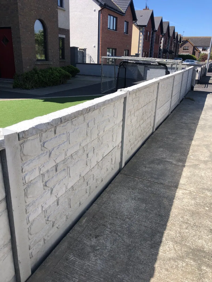 Fence , concrete wall, No maintenance - Image 4