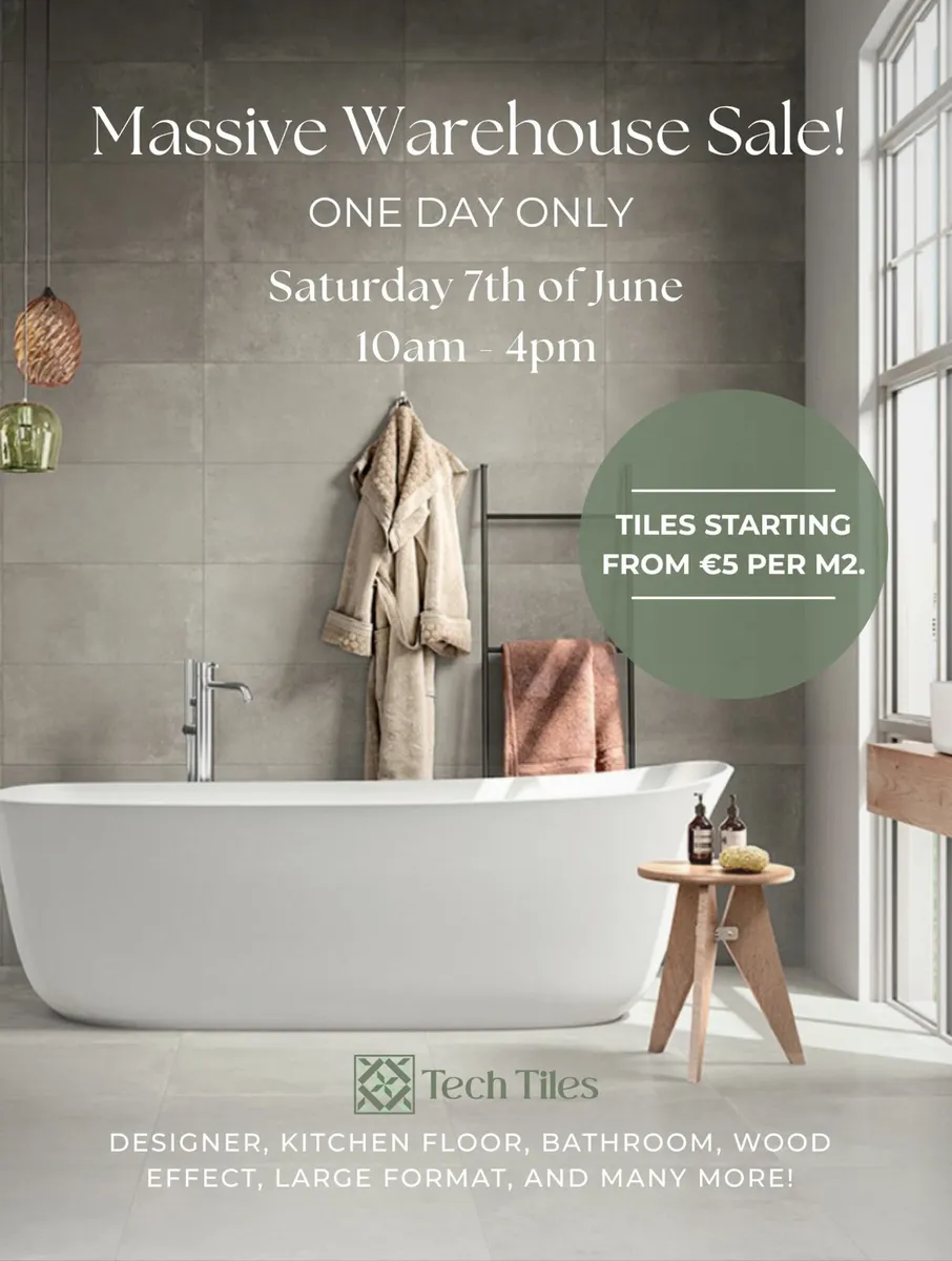 TILE WAREHOUSE SALE!!! - Image 1