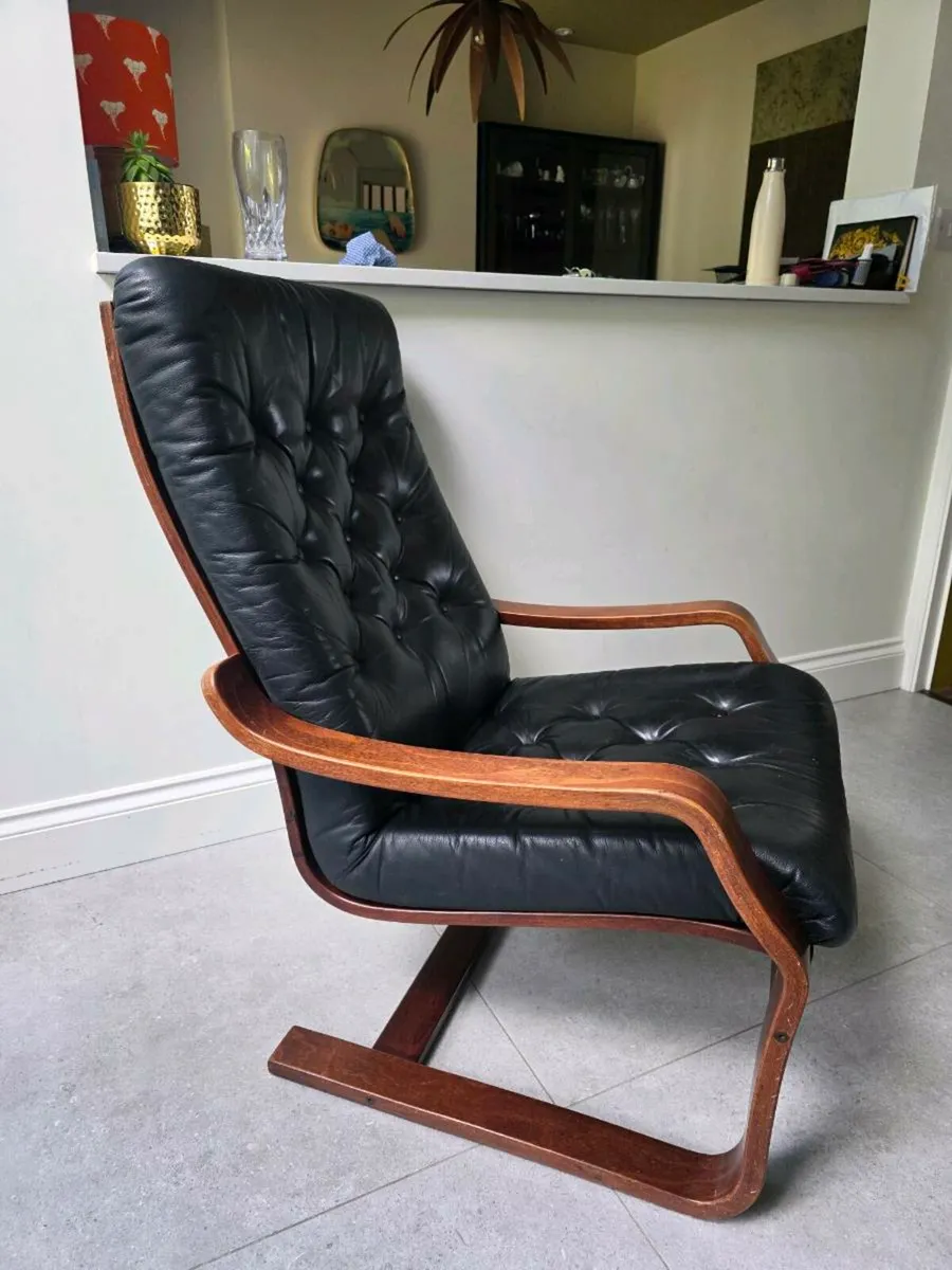 Mid-Century Danish Cantilever Chair - Image 2
