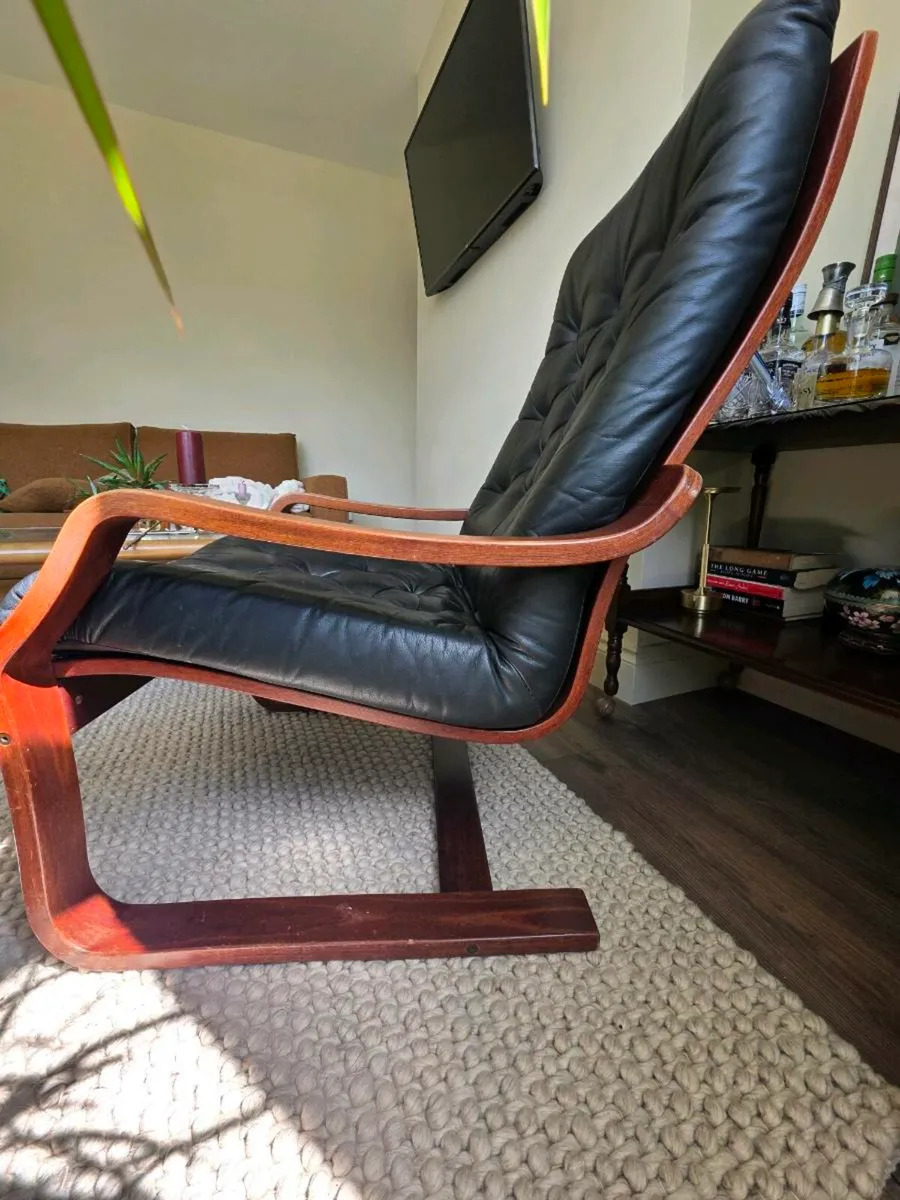 Mid-Century Danish Cantilever Chair - Image 4