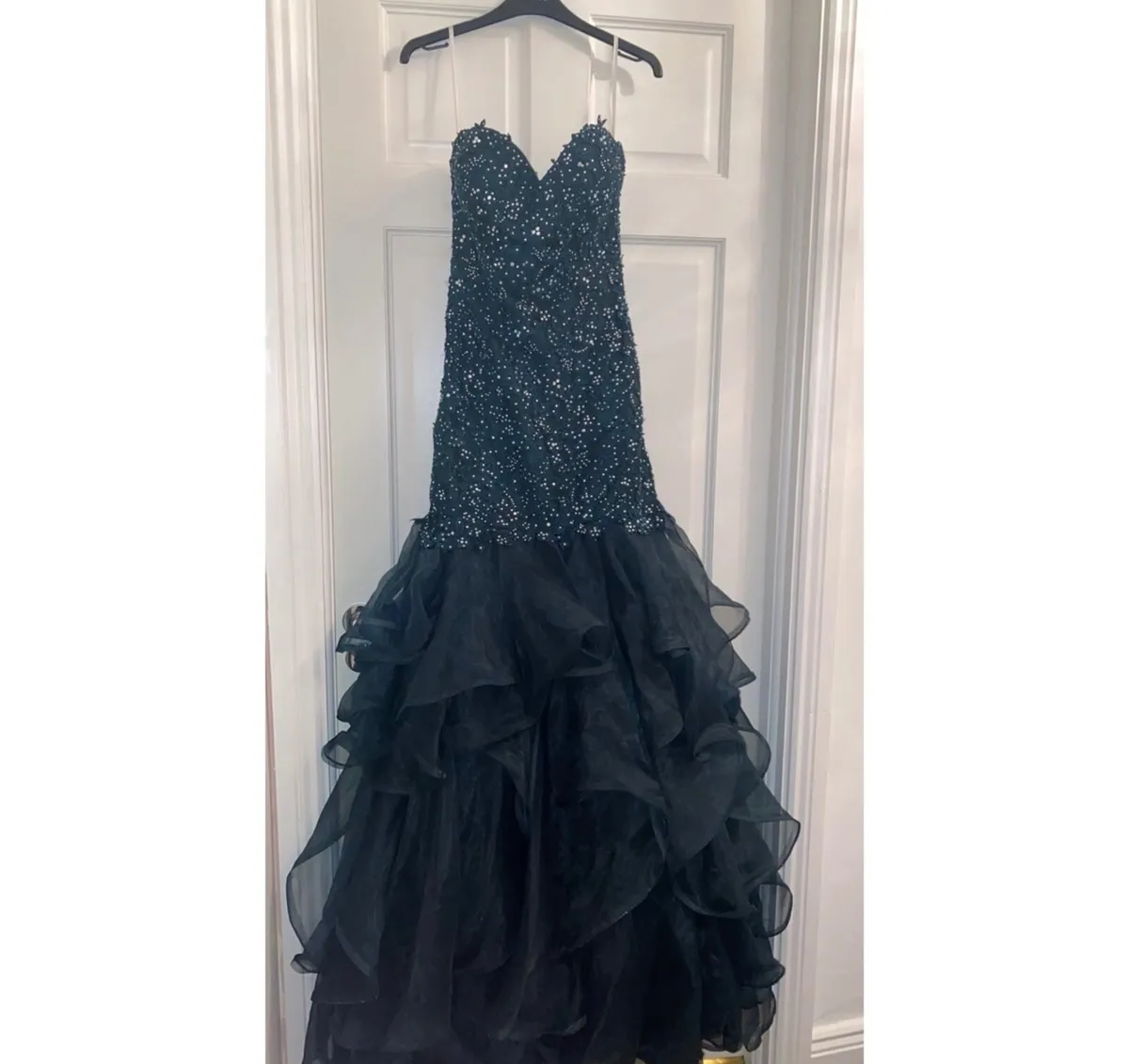 Emerald Green Debs Dress - Image 2