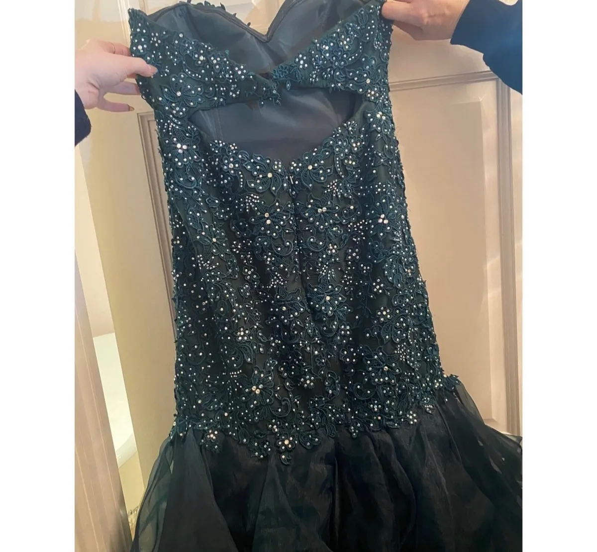Emerald Green Debs Dress - Image 3