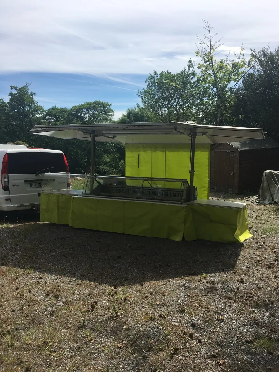 Refrigerated Market Stall Food Trailer - Image 1